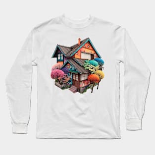 The houses of Ōsaka Long Sleeve T-Shirt